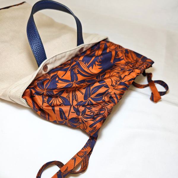 Load image into Gallery viewer, HERMÈS Petit H Toile Ash Tote Bag
