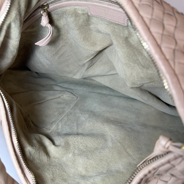 Load image into Gallery viewer, BOTTEGA VENETA Intrecciato Beige Shoulder Bag Hobo
