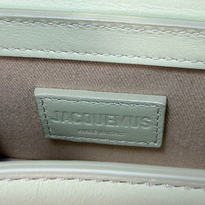 JACQUEMUS Light Green Top Handle Bag