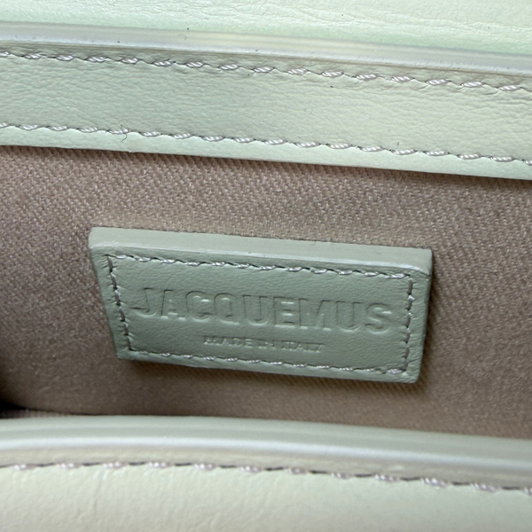 이미지를 갤러리 뷰어에 로드 , JACQUEMUS Light Green Top Handle Bag
