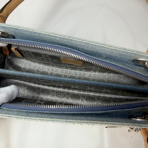 Christian Dior Denim Lady Dior East West Vintage Shoulder Bag