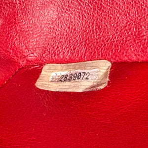 CHANEL Vintage Red Caviar Leather 25cm Diana Flap Bag