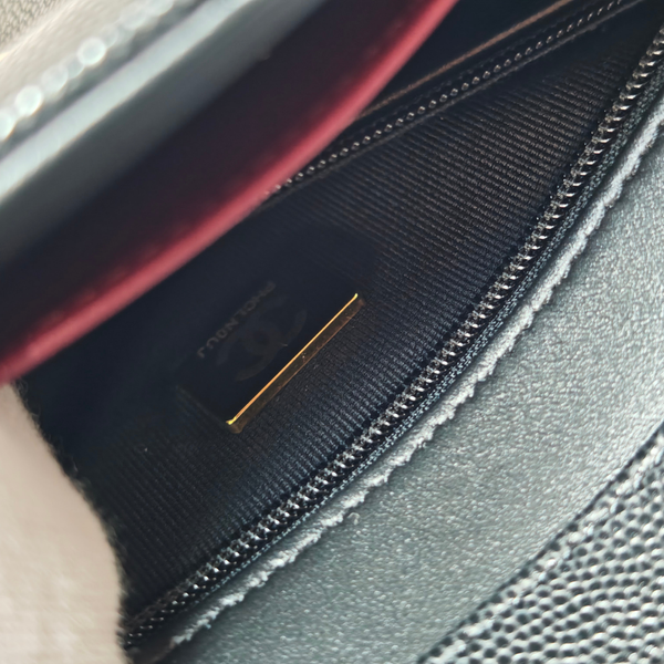 Load image into Gallery viewer, CHANEL 26 Black Preppy CC Shoulder Bag
