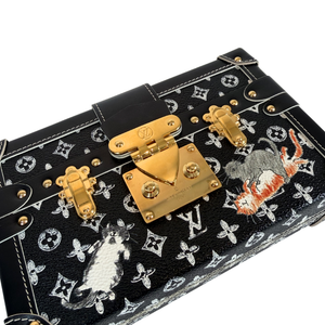 LOUIS VUITTON LV Catogram Petit Malle Monogram Black