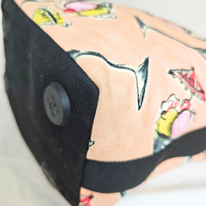 CHANEL 2003-2004 Pink Parfait Ice Cream Sundae Hobo Print Handbag