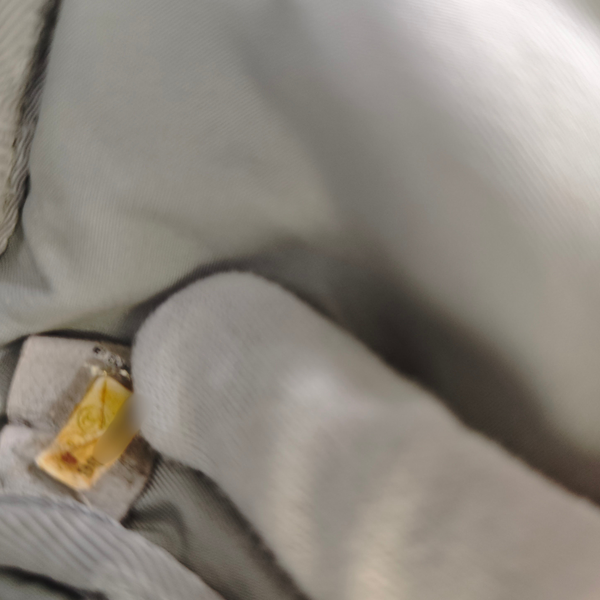 将图片加载到图库查看器，CHANEL Quilted Sports Flap Grey Cotton Shoulder Bag
