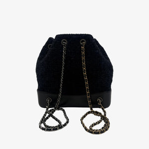 CHANEL Gabrielle Tweed Backpack