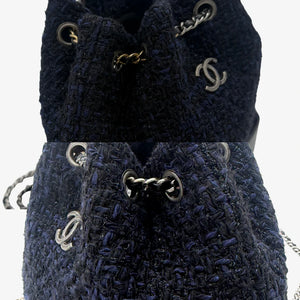 CHANEL Gabrielle Tweed Backpack