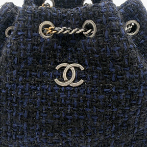 CHANEL Gabrielle Tweed Backpack