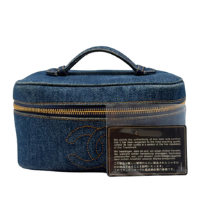 Chanel Vintage Denim Vanity Bag