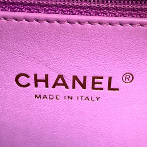 CHANEL Filigree Vanity Case Quilted Tweed Medium