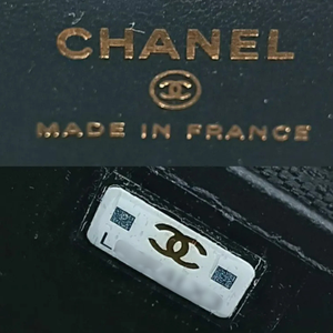 CHANEL Black Caviar Leather Mini Vanity Case Bag