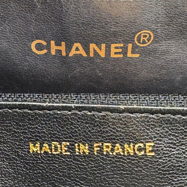 将图片加载到图库查看器，CHANEL Vintage Black Caviar Leather Big CC Turnlock Tote Bag
