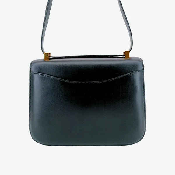 将图片加载到图库查看器，HERMES Black x GHW Box Constance 23
