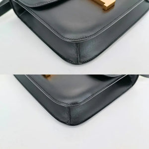 HERMES Black x GHW Box Constance 23