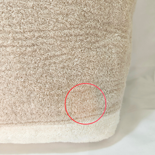 將圖片載入圖庫檢視器 CHANEL Cotton CC Beach Tote Towel Bag Beige White
